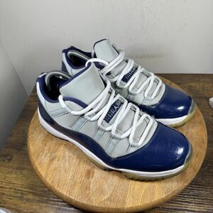 Air Jordan 11 Retro Low Shoes Mens Size 10.5 Concord 528895-007 Patent